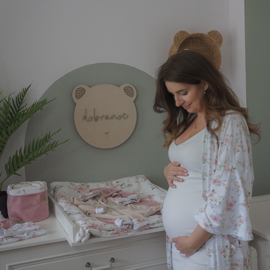 Kimono / szlafrok ciążowy Magiczny Ogród gallery 3