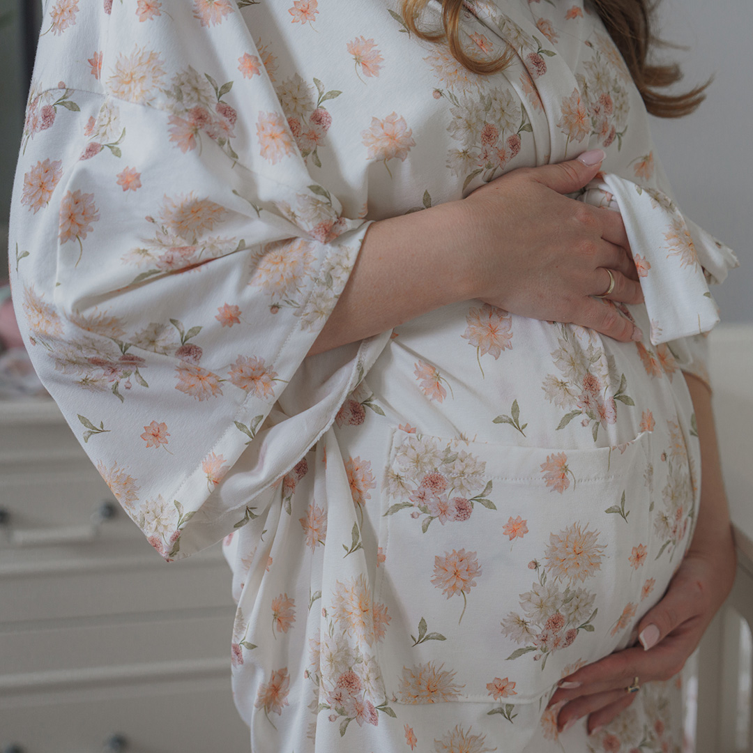 Kimono / szlafrok ciążowy Zaczarowane Dalie gallery 3