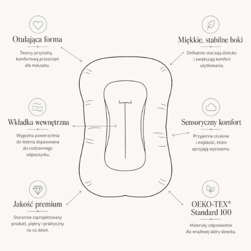 Kokon niemowlęcy/gniazdko Safari image 4