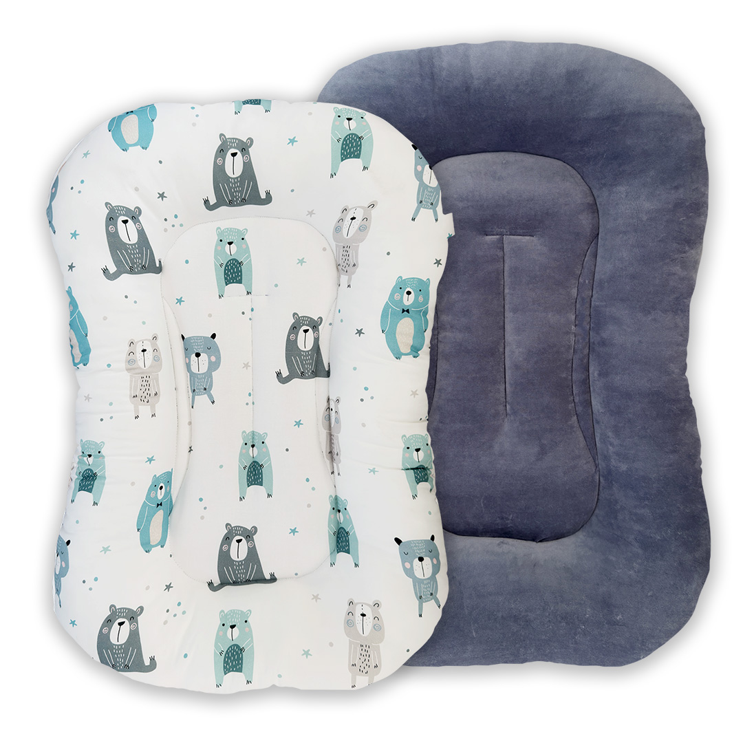 Kokon niemowlęcy/gniazdko Pastelowe Misie