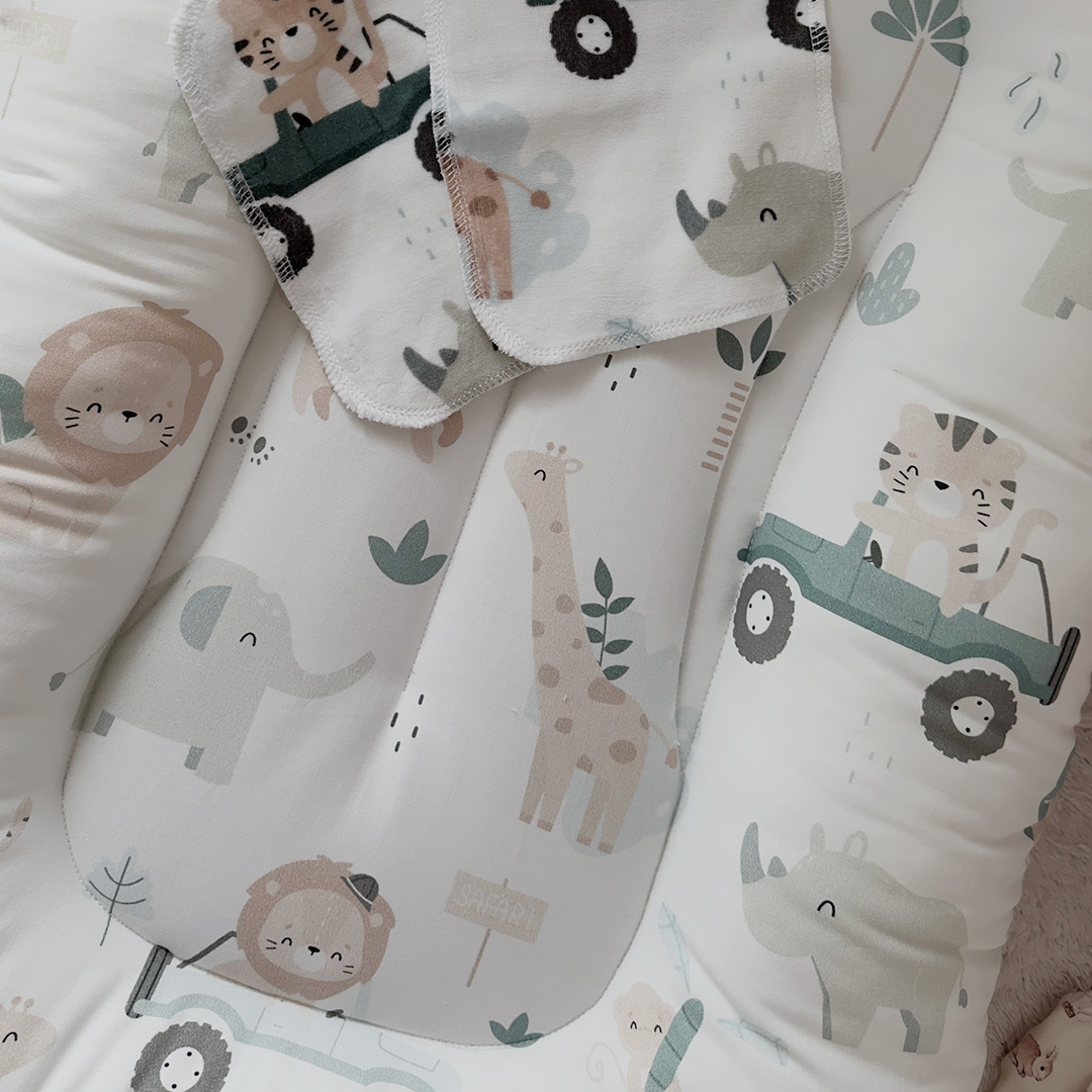 Kokon niemowlęcy/gniazdko Safari latte image 2