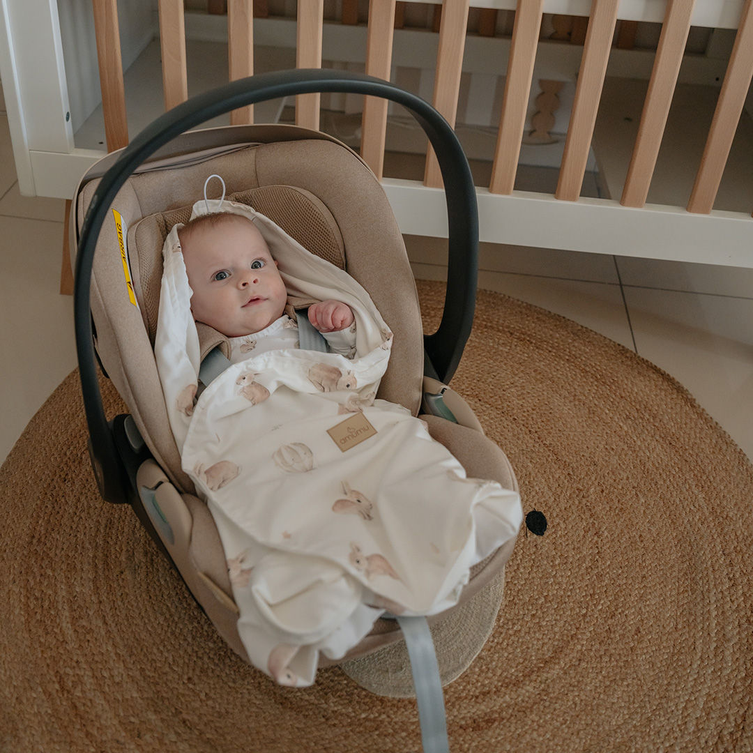 Otulacz do fotelika letni Króliczek Teodor image 3