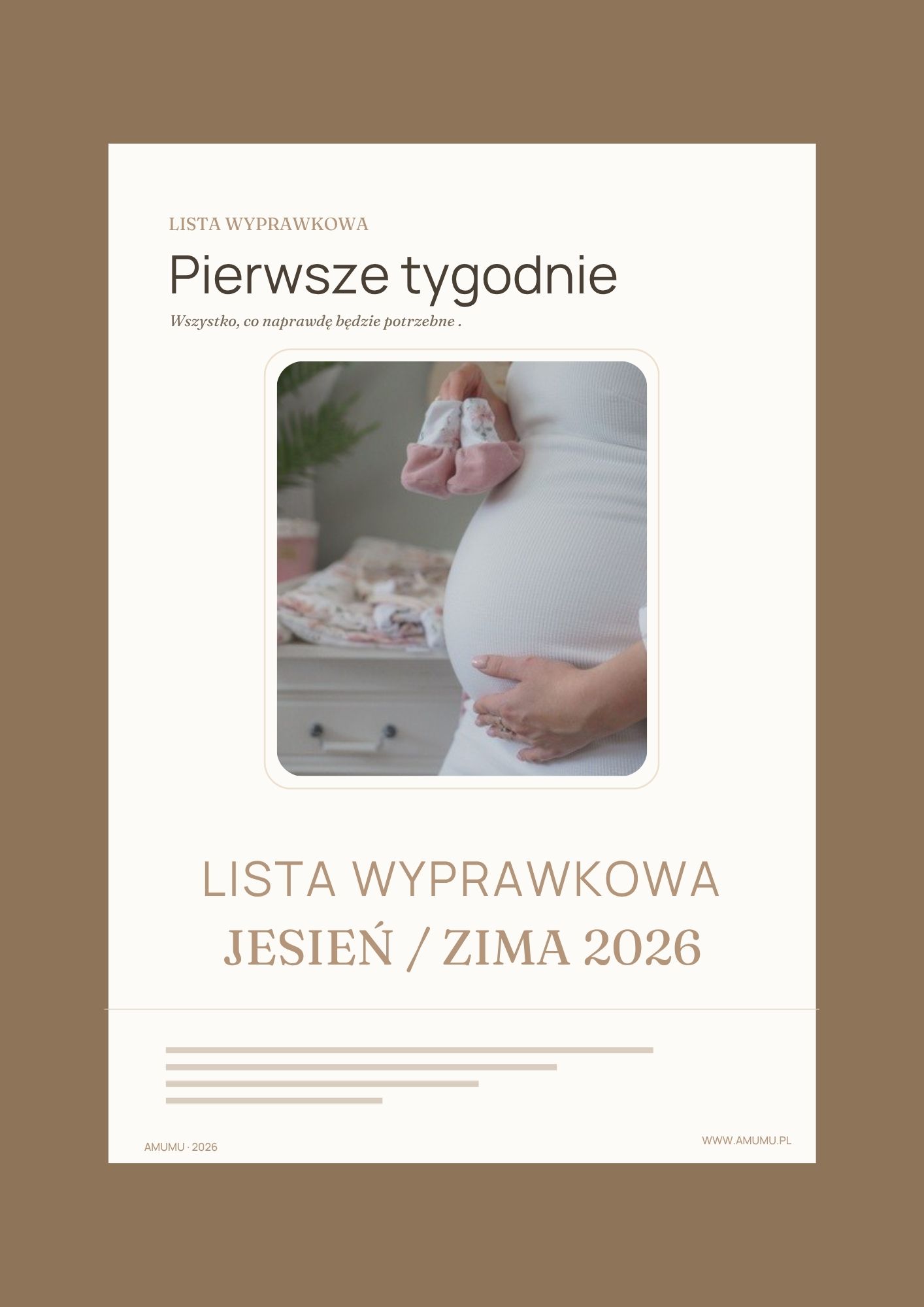 Lista wyprawkowa jesień zima 2026