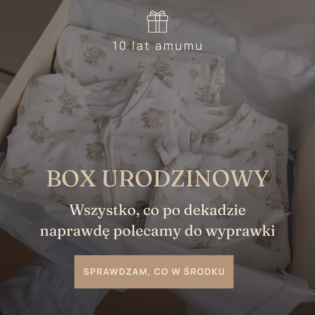 Box wyprawkowy Świętujące Słoniki - limitowana edycja