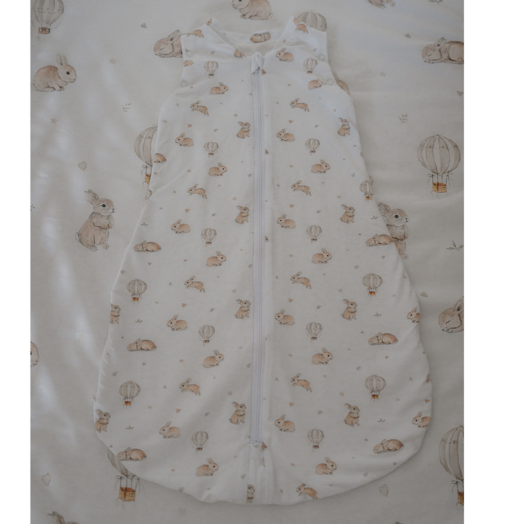 Otulacz do spania - śpiworek 2w1 dla noworodka 1.5 TOG Królik Teodor image 3