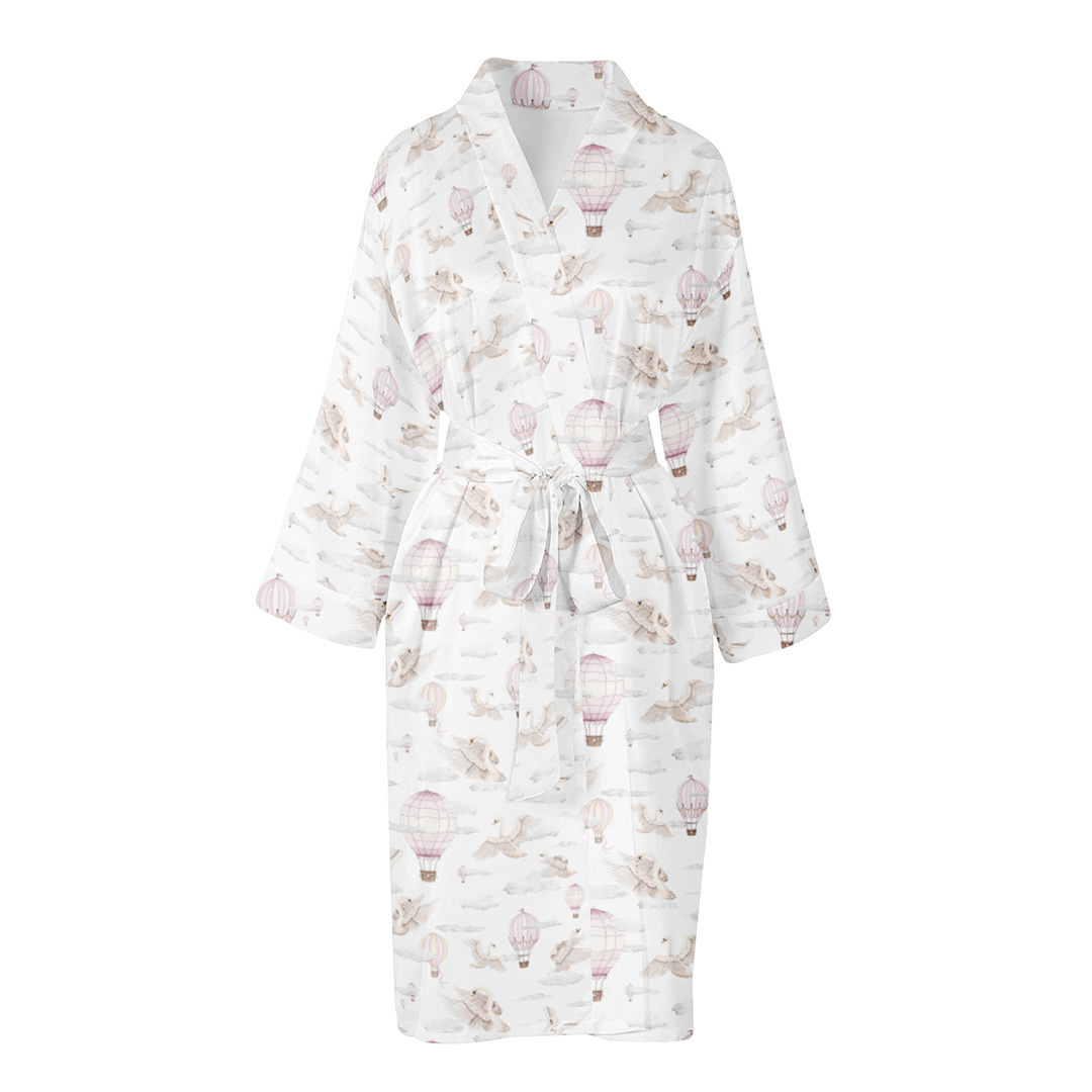 szlafrok kimono labedzie