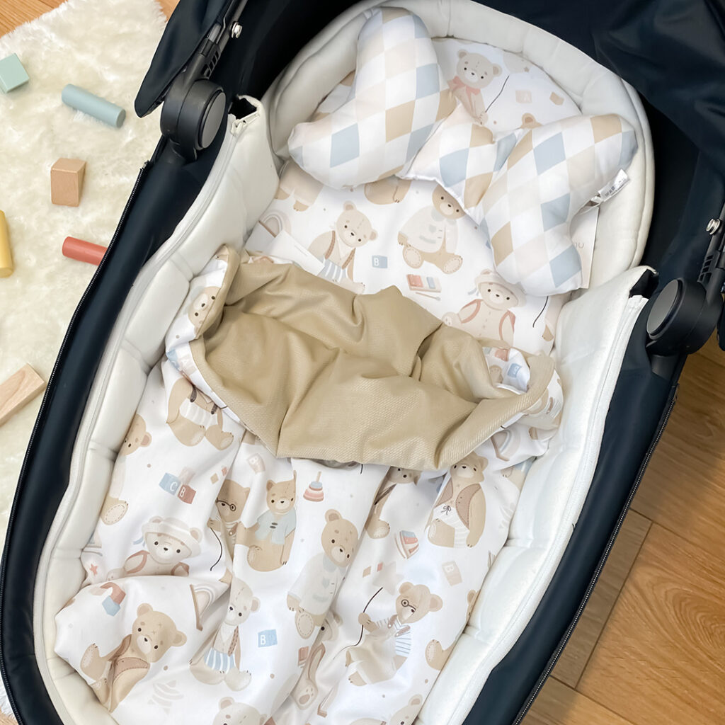 Gondola/moses basket sheet Teddybears Amumu accessories for children