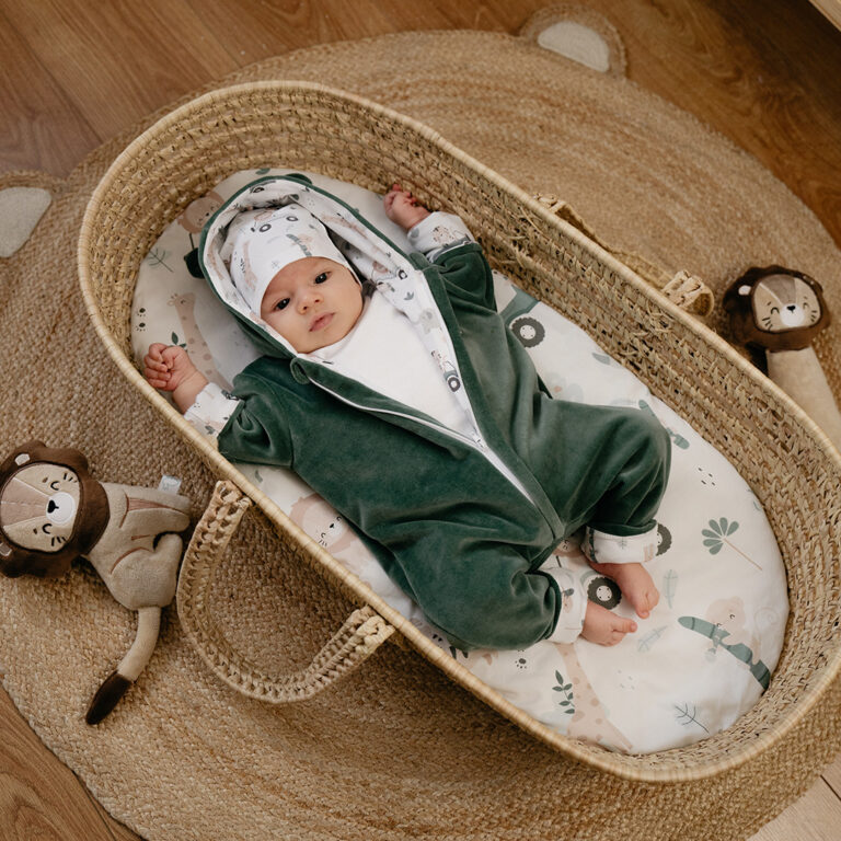 Gondola/moses basket sheet Safari Amumu accessories for children
