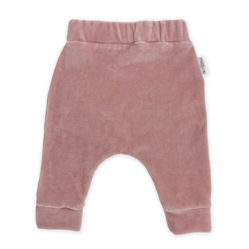 spodnie-welurowe-dla-niemowlaka-brudny-roz-magiczny-ogrod