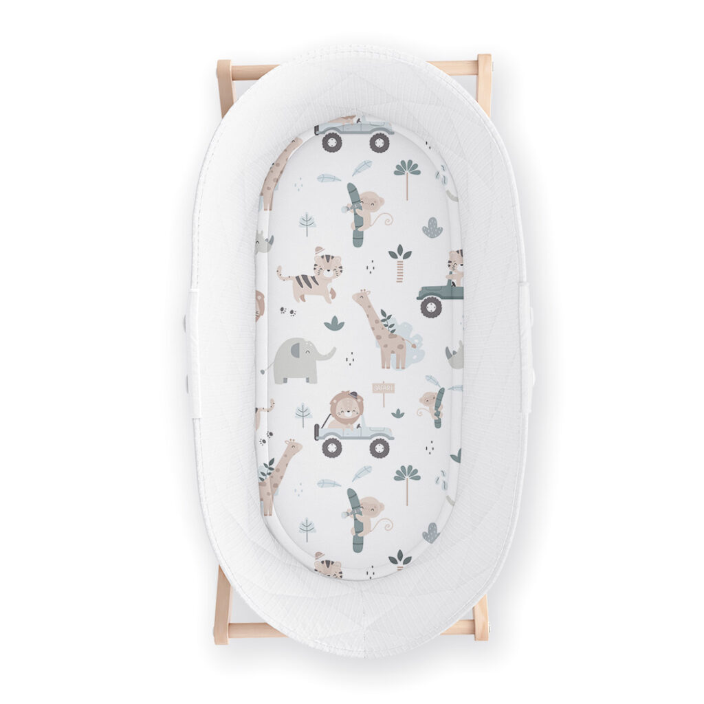 Gondola/moses basket sheet Safari Amumu accessories for children