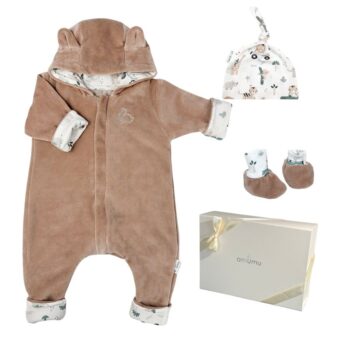 zestaw prezentowy kombinezon safari latte