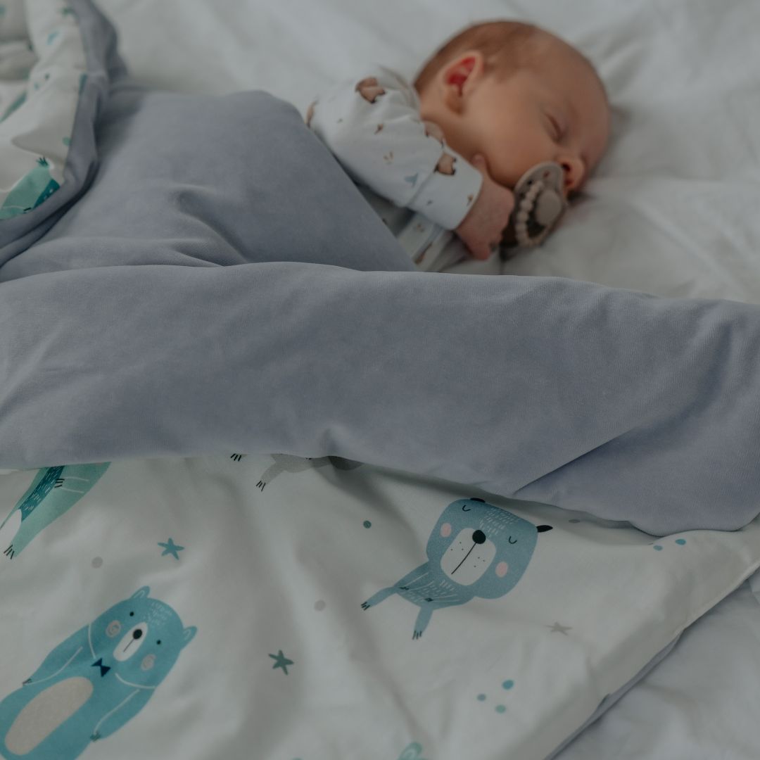 kocyk dla dziecka pastelowe misie szare (2) kocyk dla dziecka pastelowe misie szare (2)